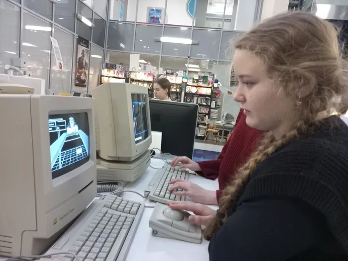 в музее компьютеров Apple