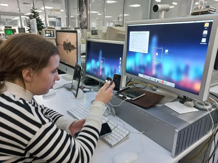 в музее компьютеров Apple