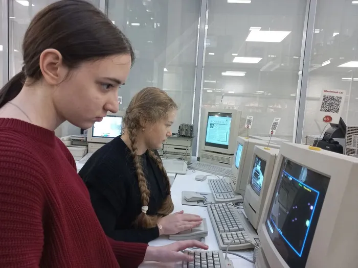 в музее компьютеров Apple